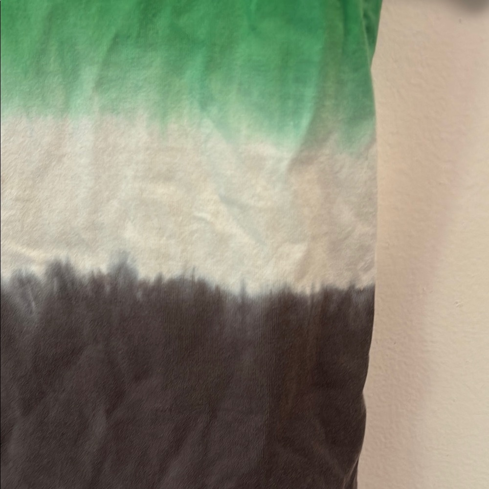 Green and Brown Tie-Dye T-Shirt - Picture 3 of 7
